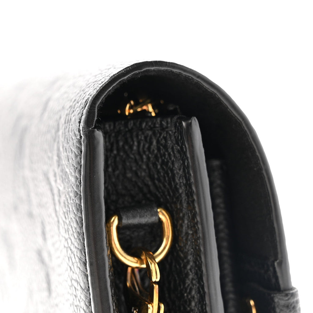 Louis Vuitton Empreinte Vavin Chain Wallet Black