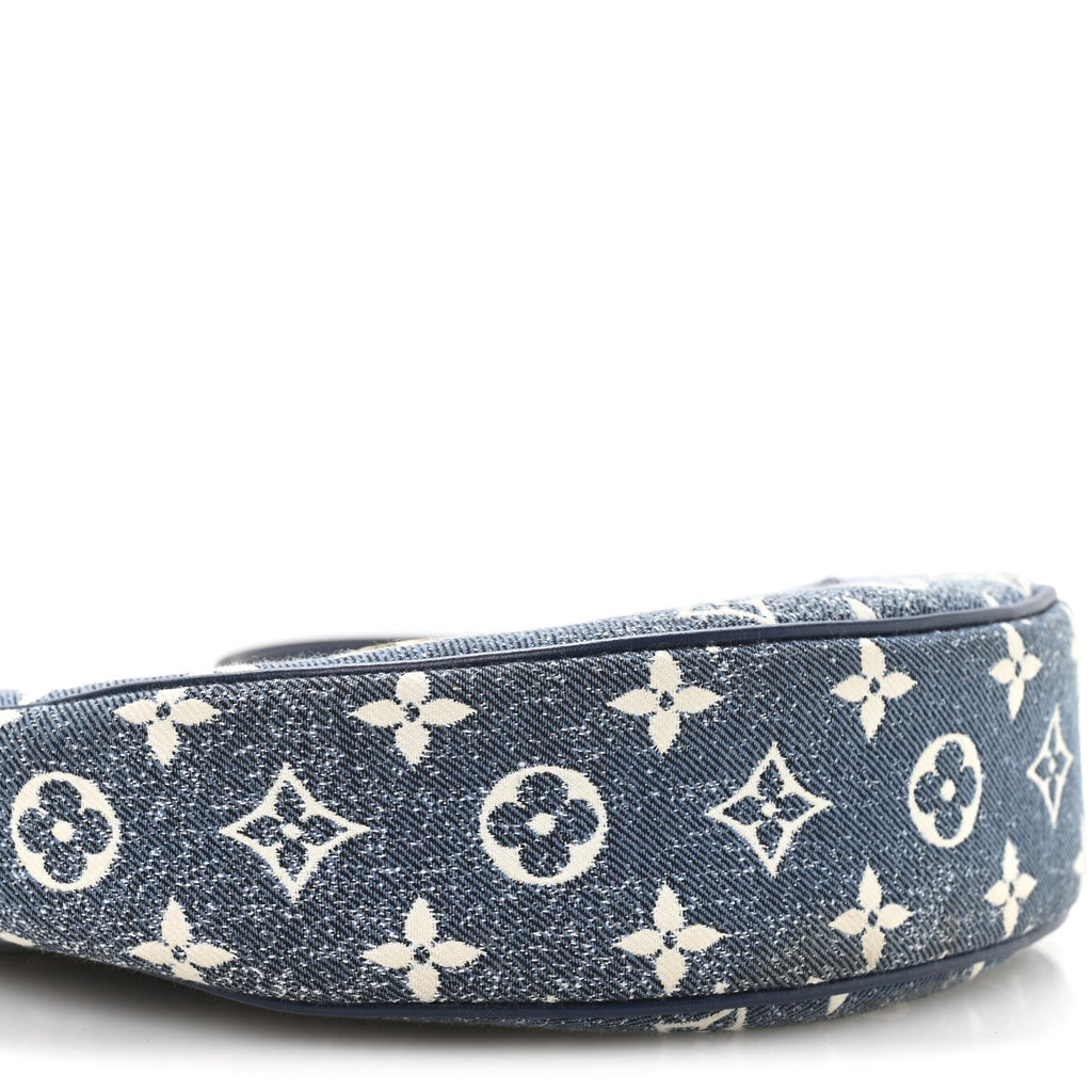 Louis Vuitton Monogram Jacquard Denim Loop Bleu