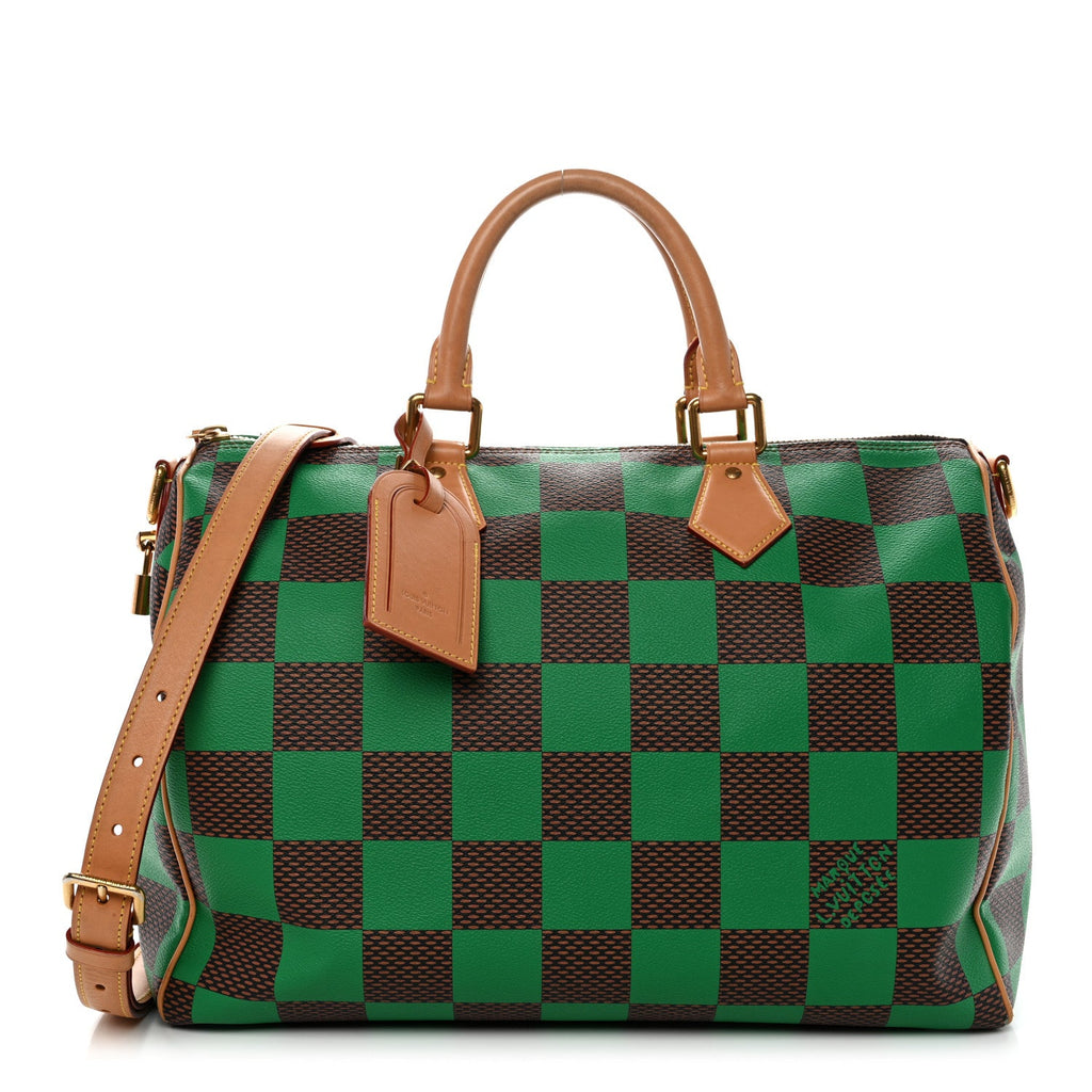 Louis Vuitton Damier Pop Speedy Bandouliere 40 Green