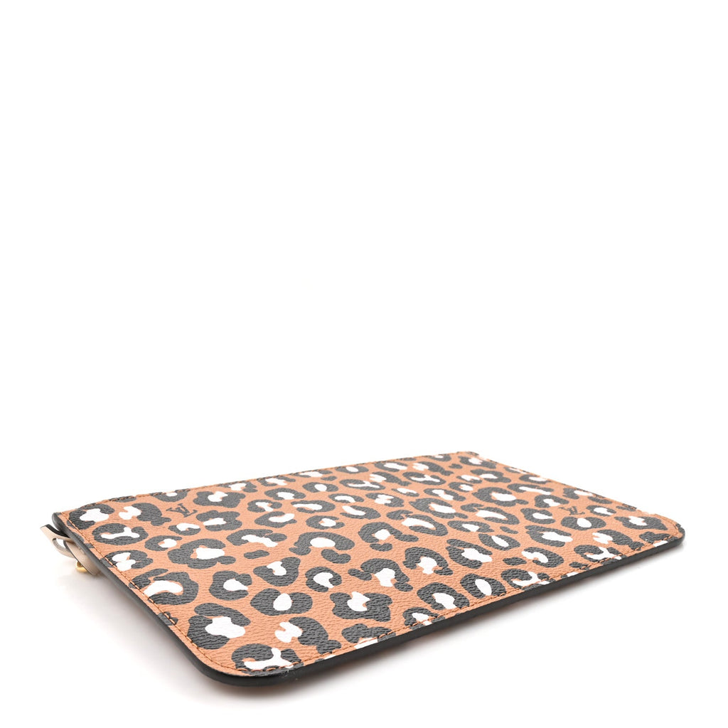 Louis Vuitton Empreinte Monogram Giant Wild At Heart Neverfull MM Pochette Brown