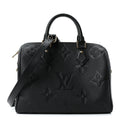 Louis Vuitton Empreinte Monogram Giant Speedy Bandouliere 25 Black