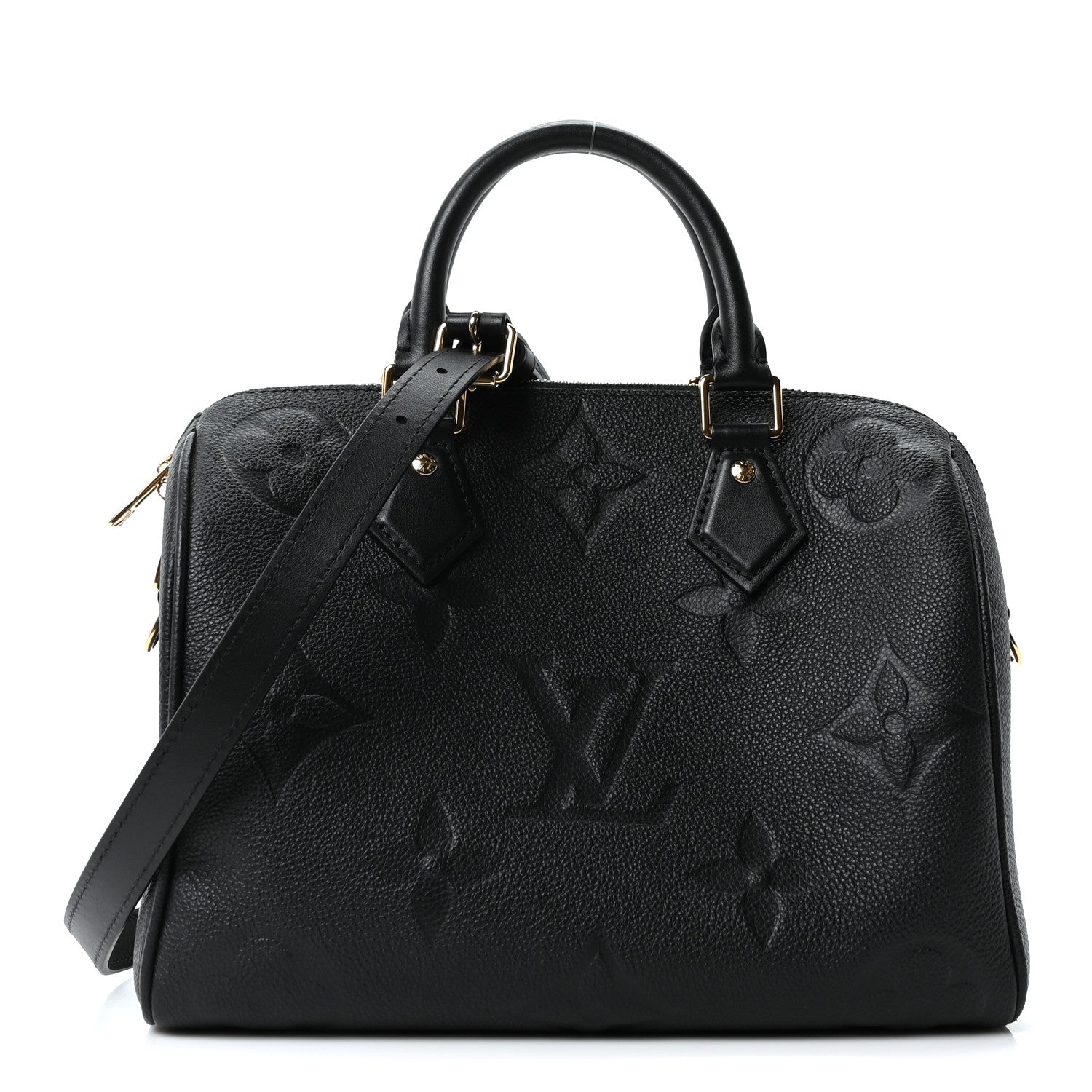 Louis Vuitton Empreinte Monogram Giant Speedy Bandouliere 25 Black