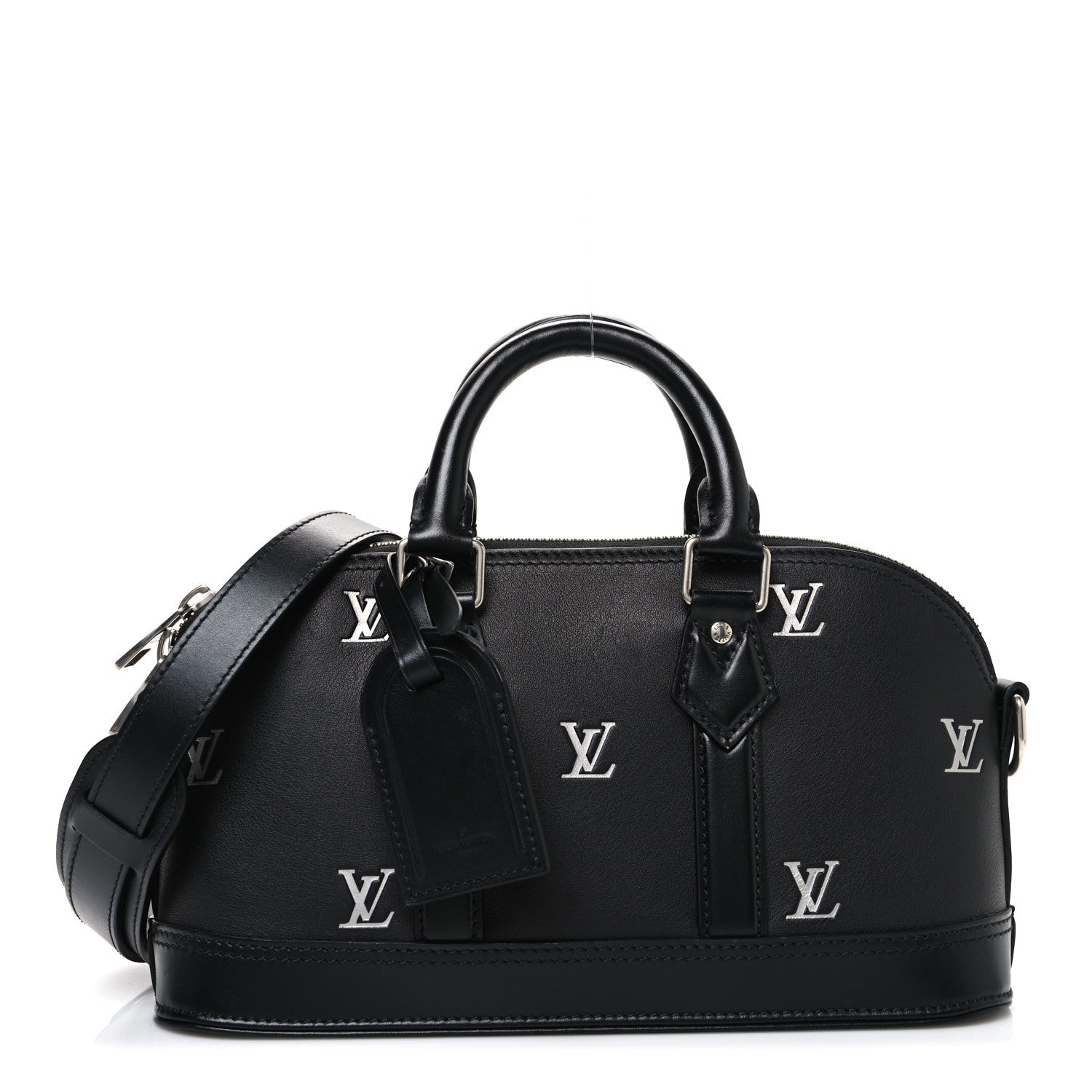 Louis Vuitton Blason Calfskin Monogram East West Alma Black