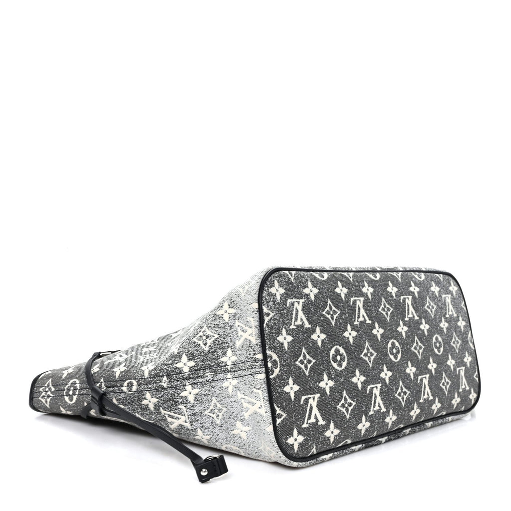 Louis Vuitton Denim Monogram Jacquard Neverfull MM Grey