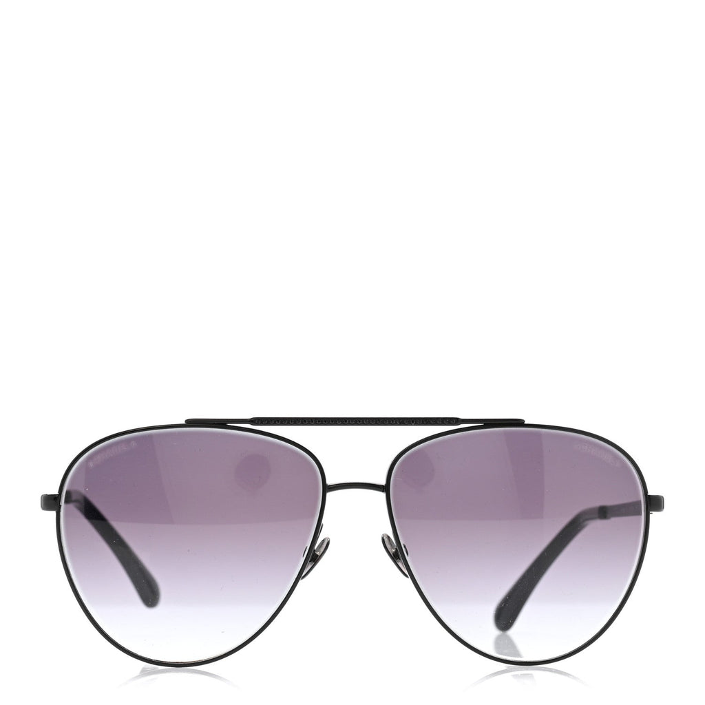 Metal Aviator Sunglasses 4279-B Black