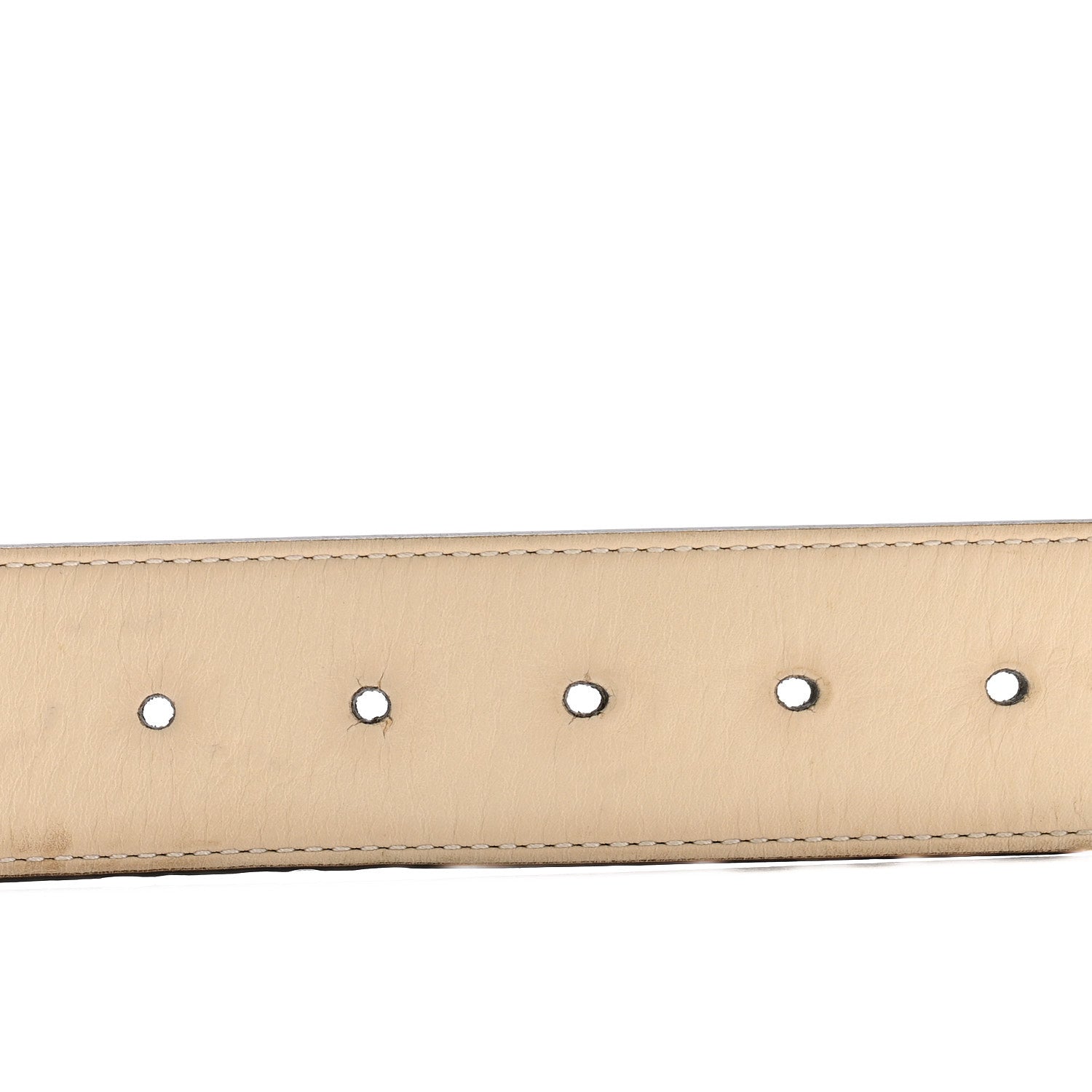 Gucci Calfskin Double G 40mm Belt 85 34 Mystic White