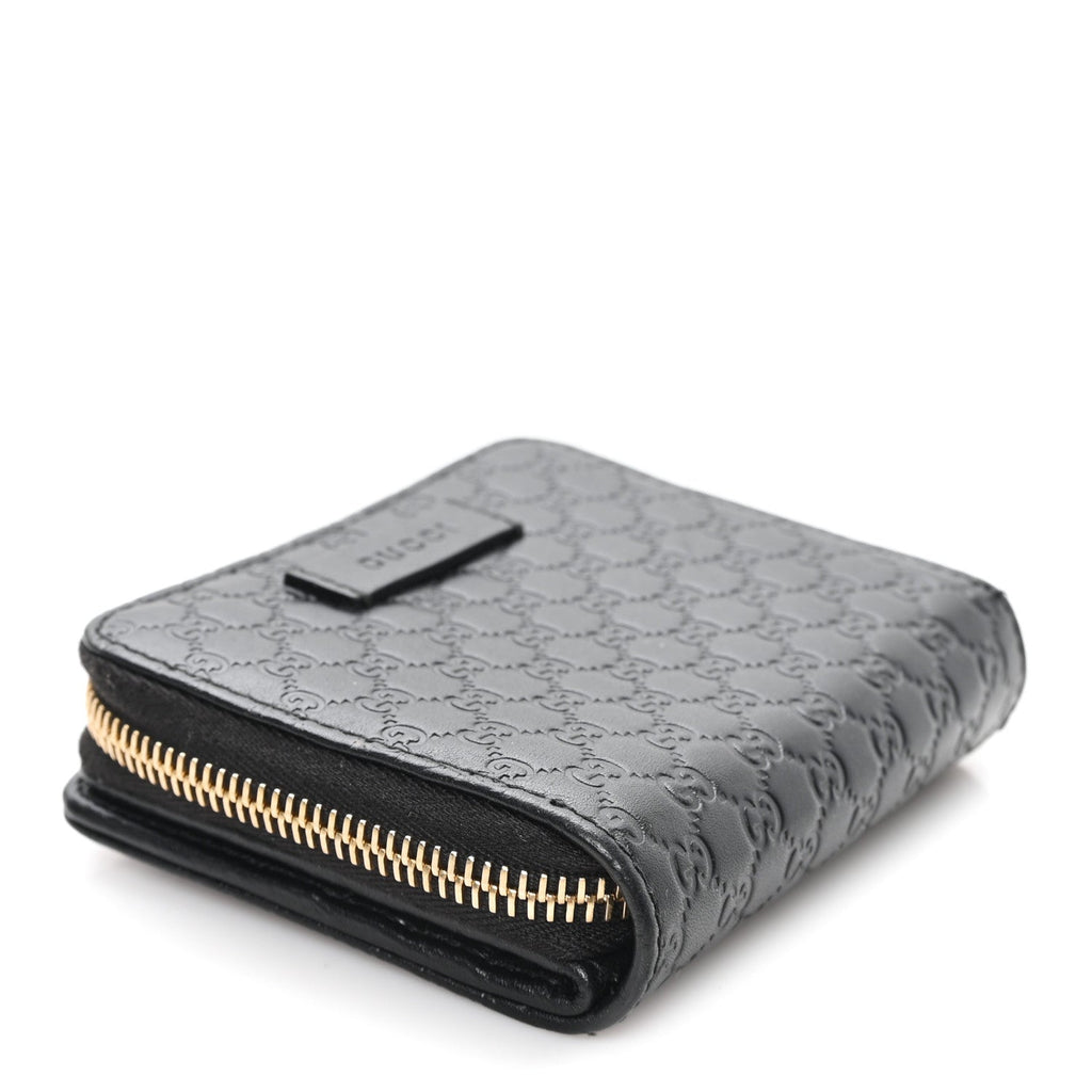 Gucci Microguccissima Compact Wallet Black