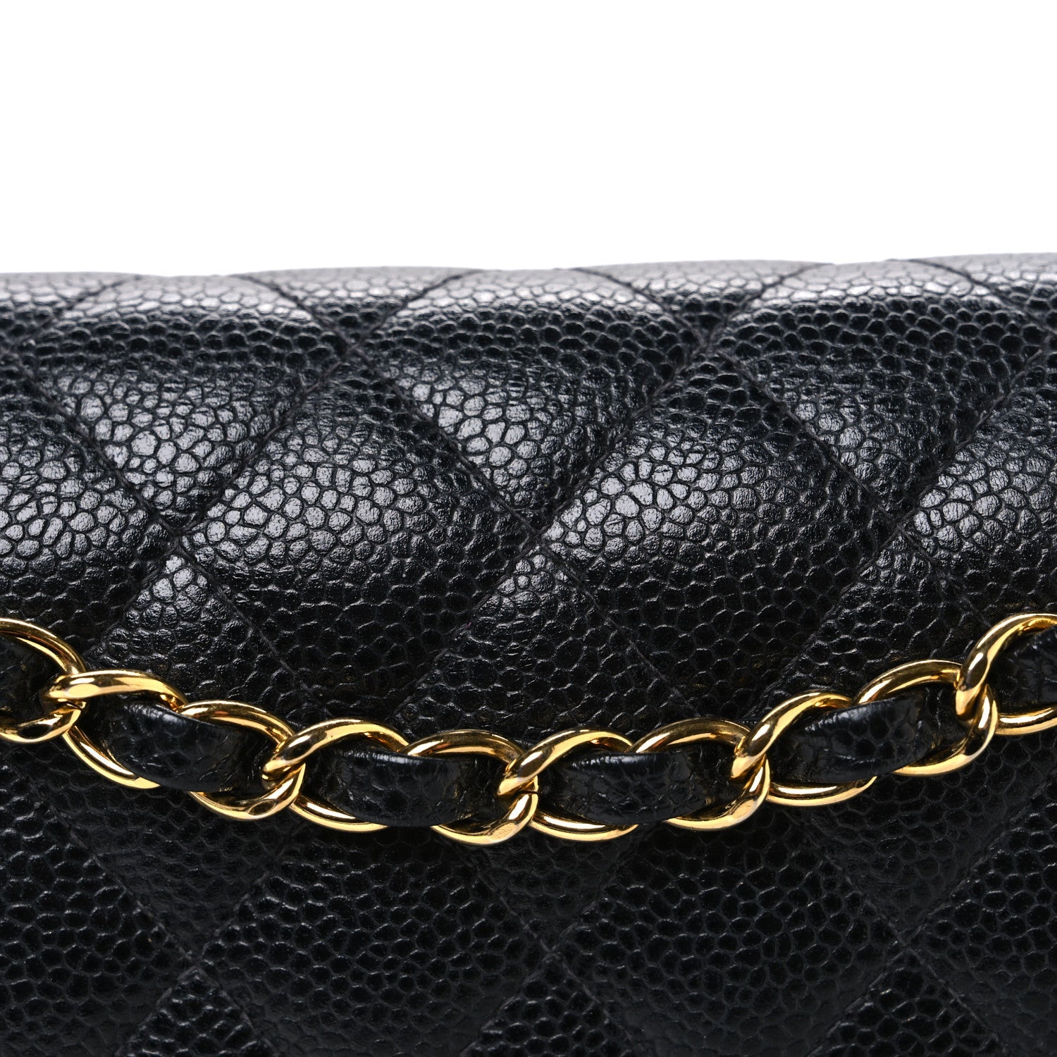 Chanel Caviar Quilted Medium Double Flap Black