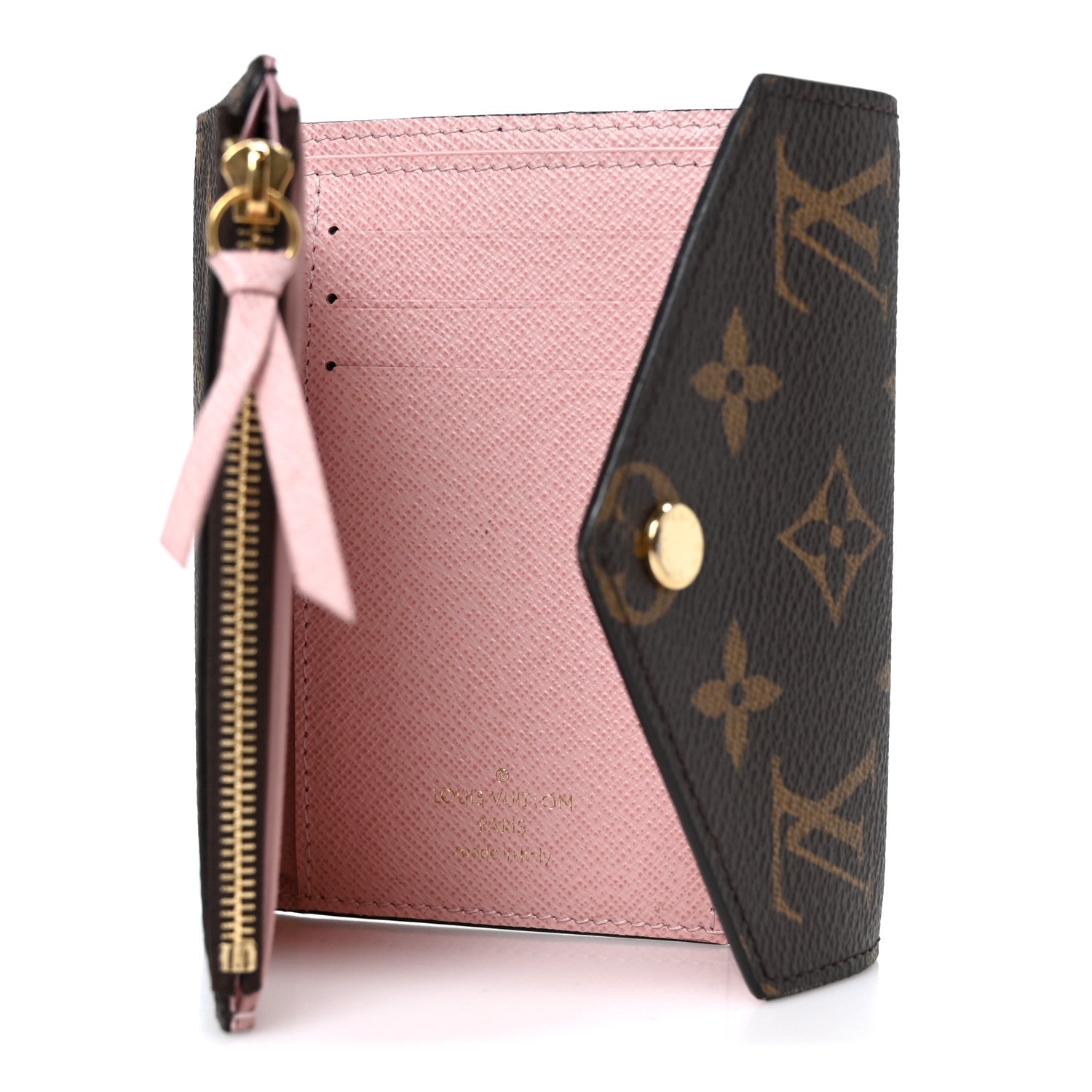 Louis Vuitton Monogram Victorine Wallet Rose Ballerine