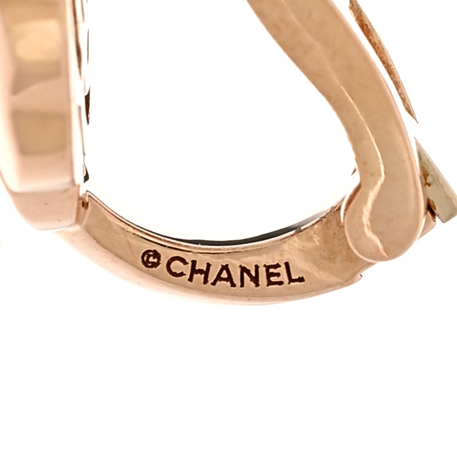 18K Rose Gold Diamond Extrait de Camelia Clip On Earrings