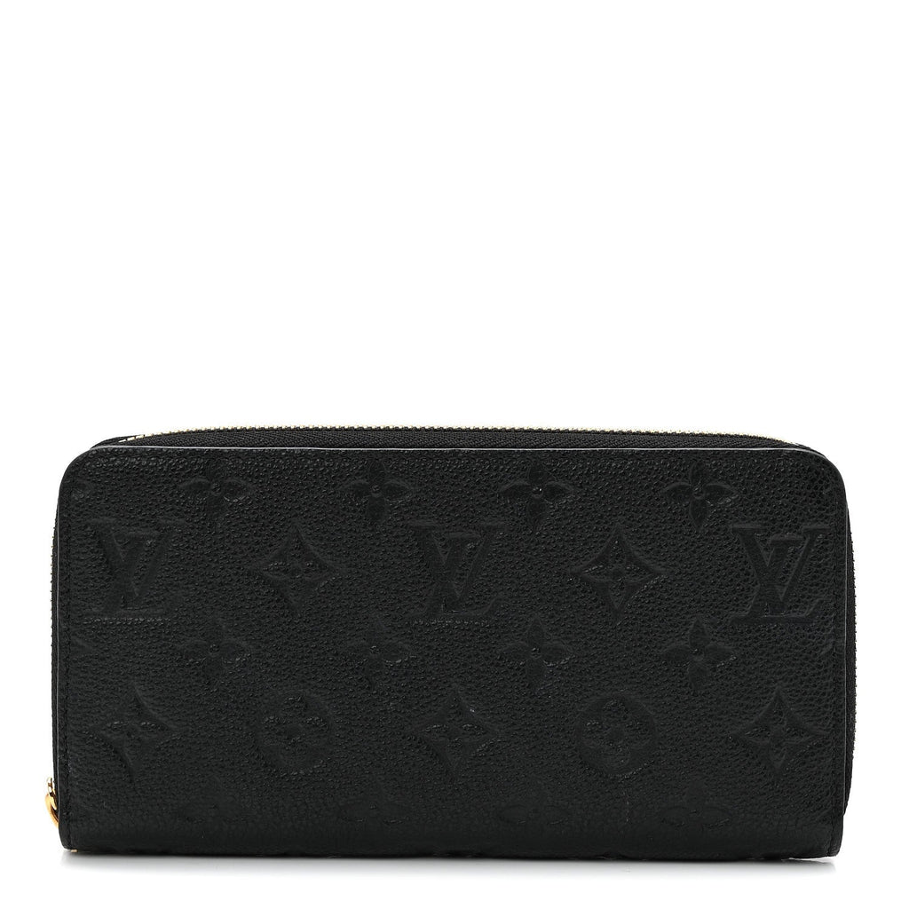 Louis Vuitton Empreinte Zippy Wallet Black