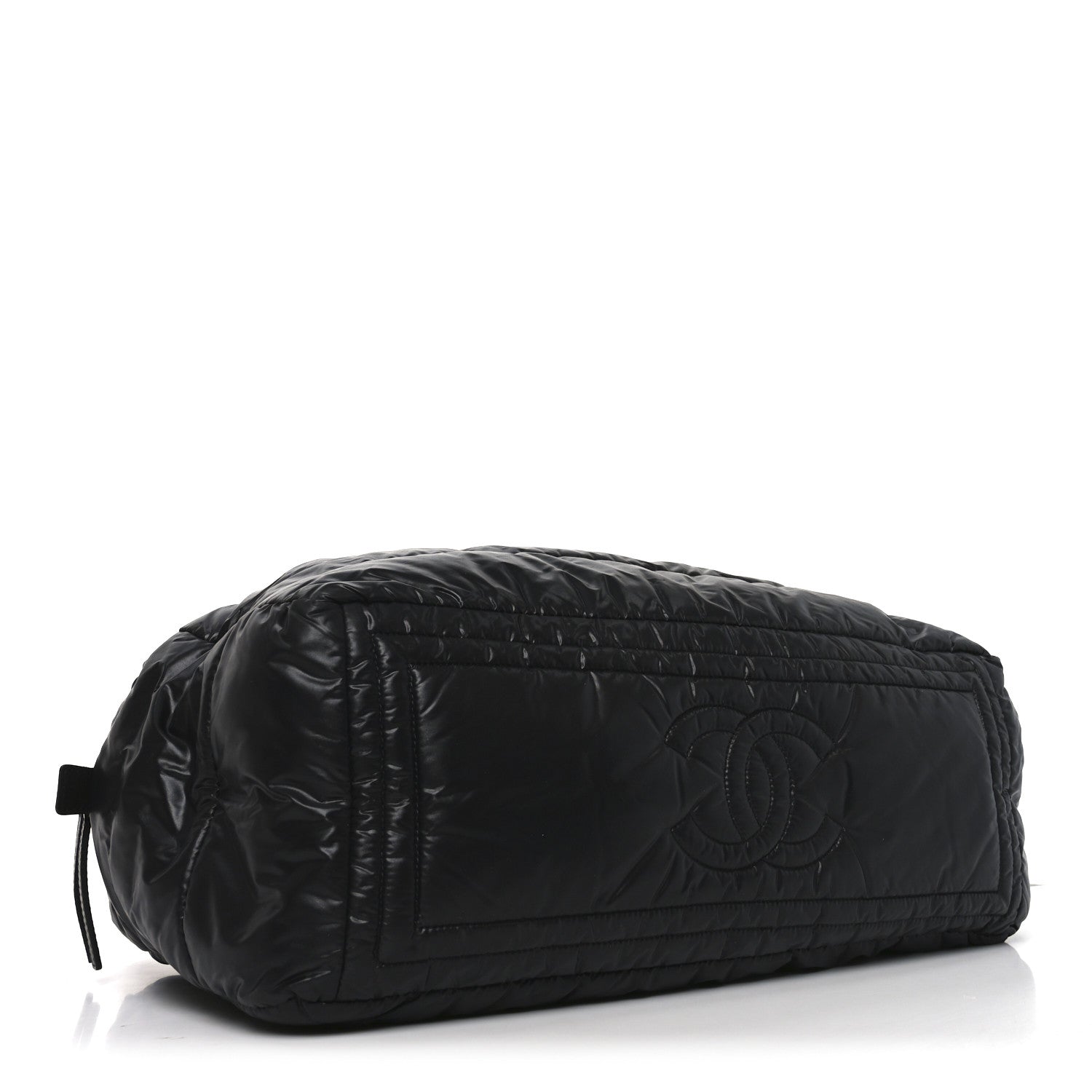 Chanel Nylon Coco Cocoon Large Reversible Tote Black