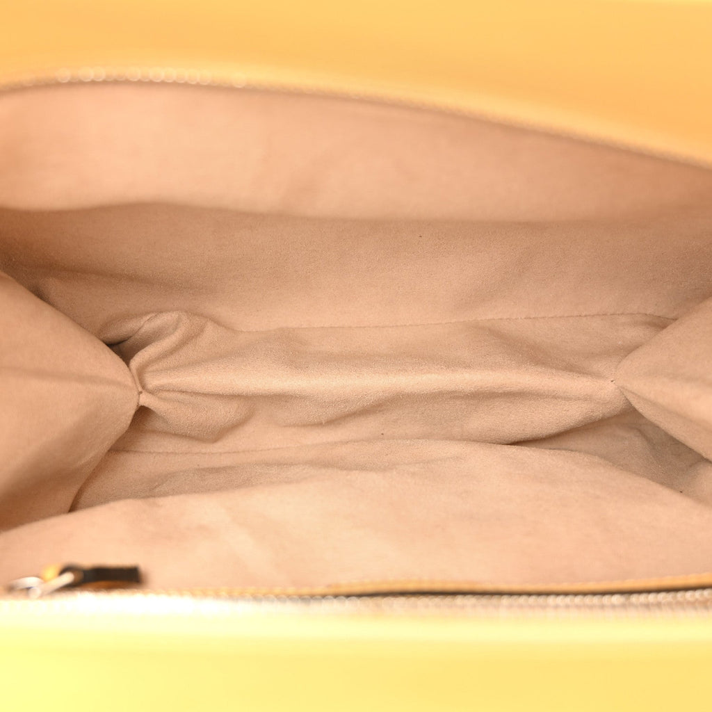 Gucci Senna Calfskin Petite GG Small Tote Bag Sunny Yellow