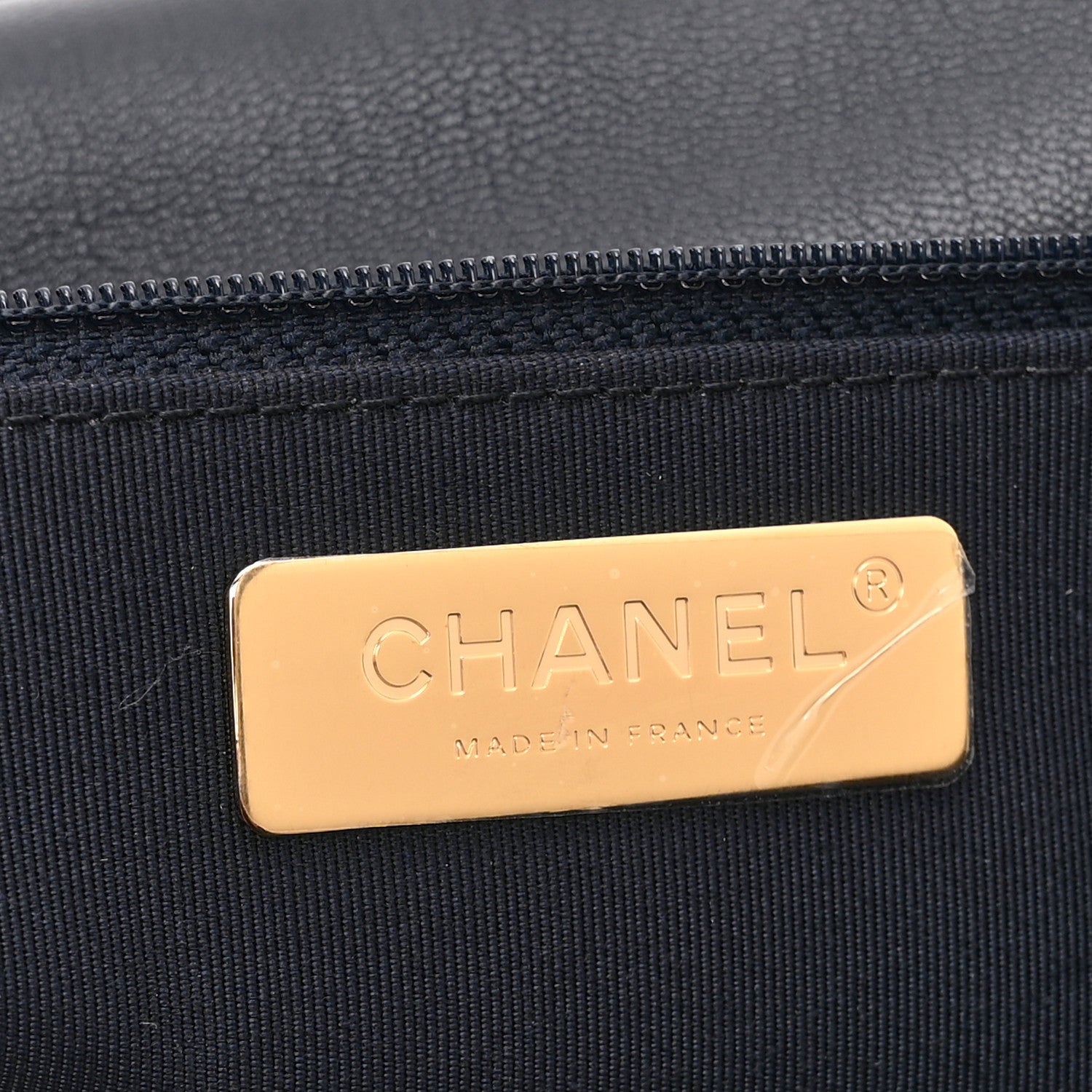 Chanel Lambskin Quilted Large Chanel 19 Flap Navy Blue