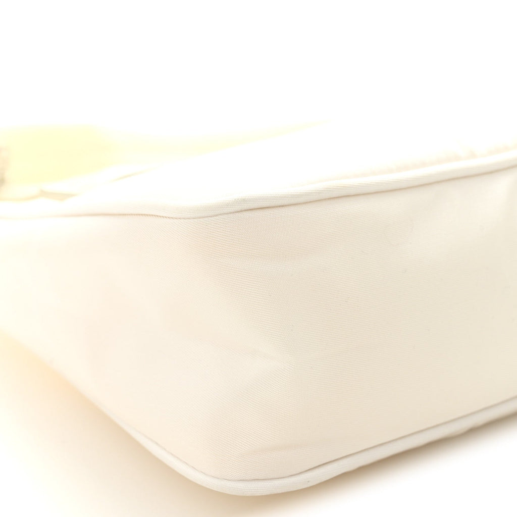 Prada Tessuto Nylon Mini Re-Edition 2000 Bag White