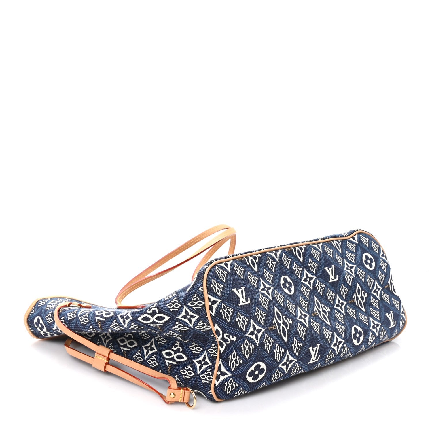 Louis Vuitton Jacquard Since 1854 Neverfull MM Blue