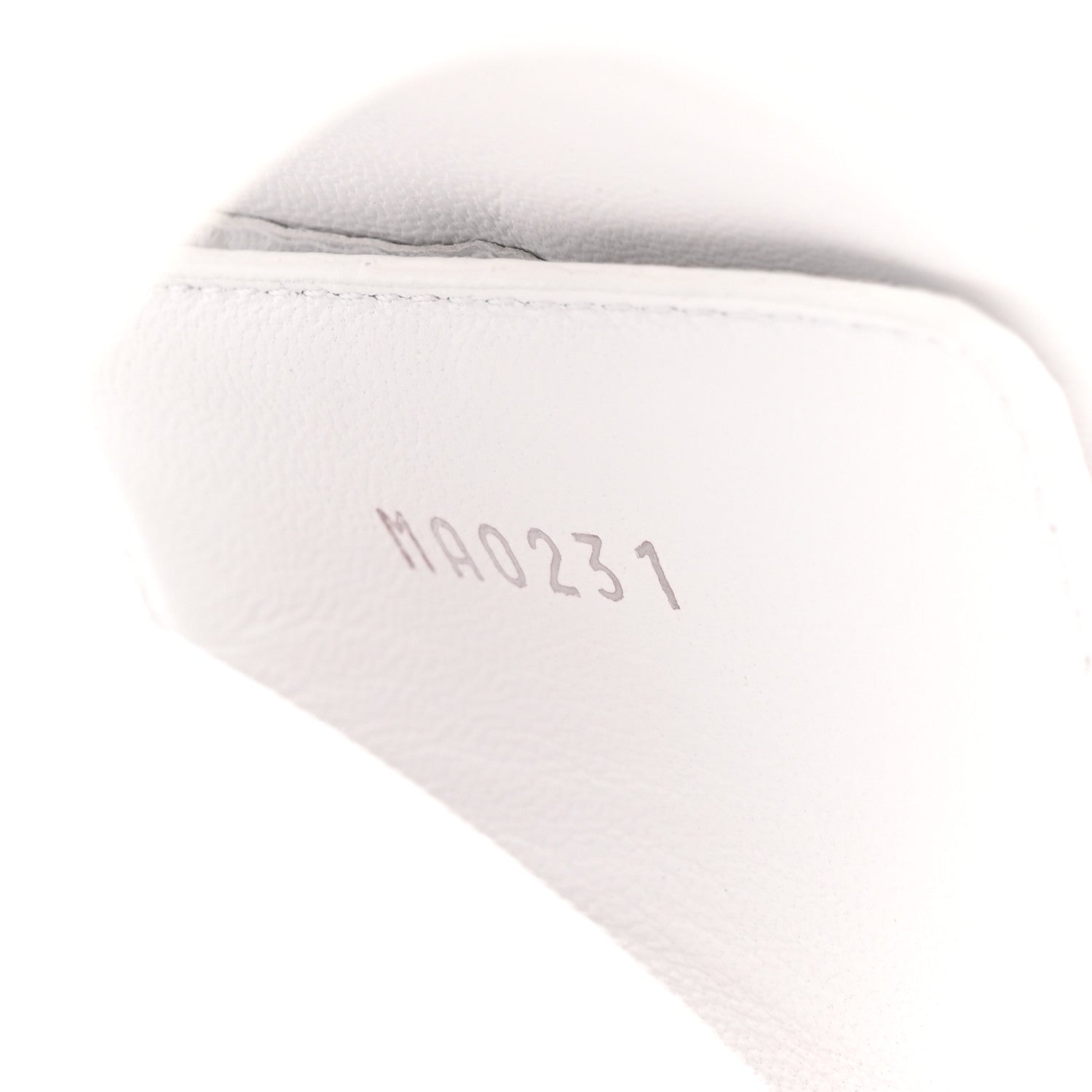 Louis Vuitton Calfskin Sunset Flat Mule Sandals 39 White