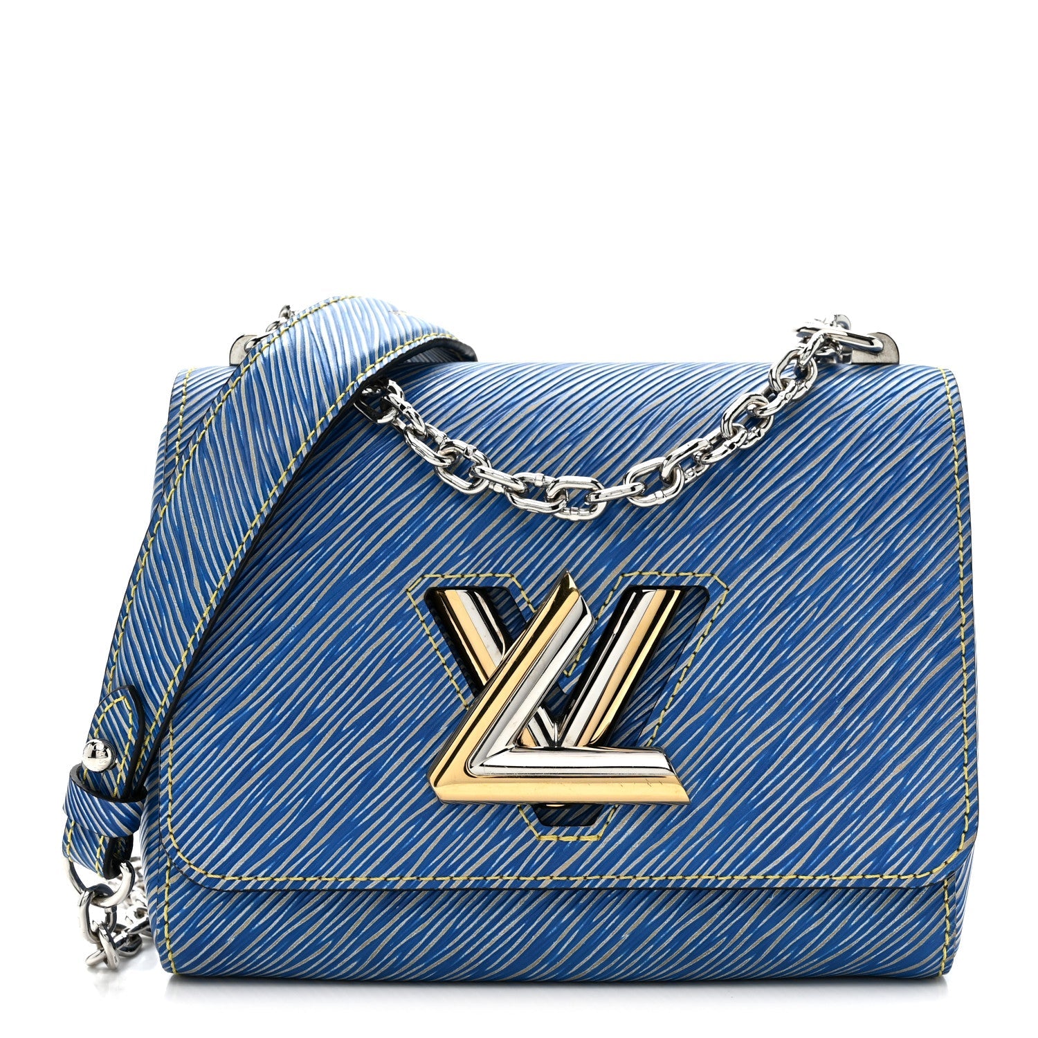 Louis Vuitton Epi Twist Shoulder Bag PM Denim Light