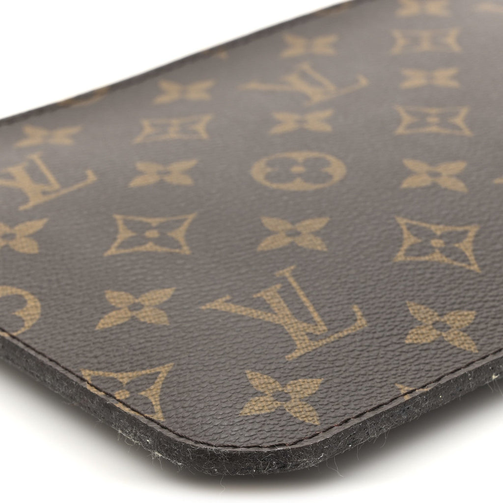 Louis Vuitton Monogram Neverfull MM GM Pochette Pivoine