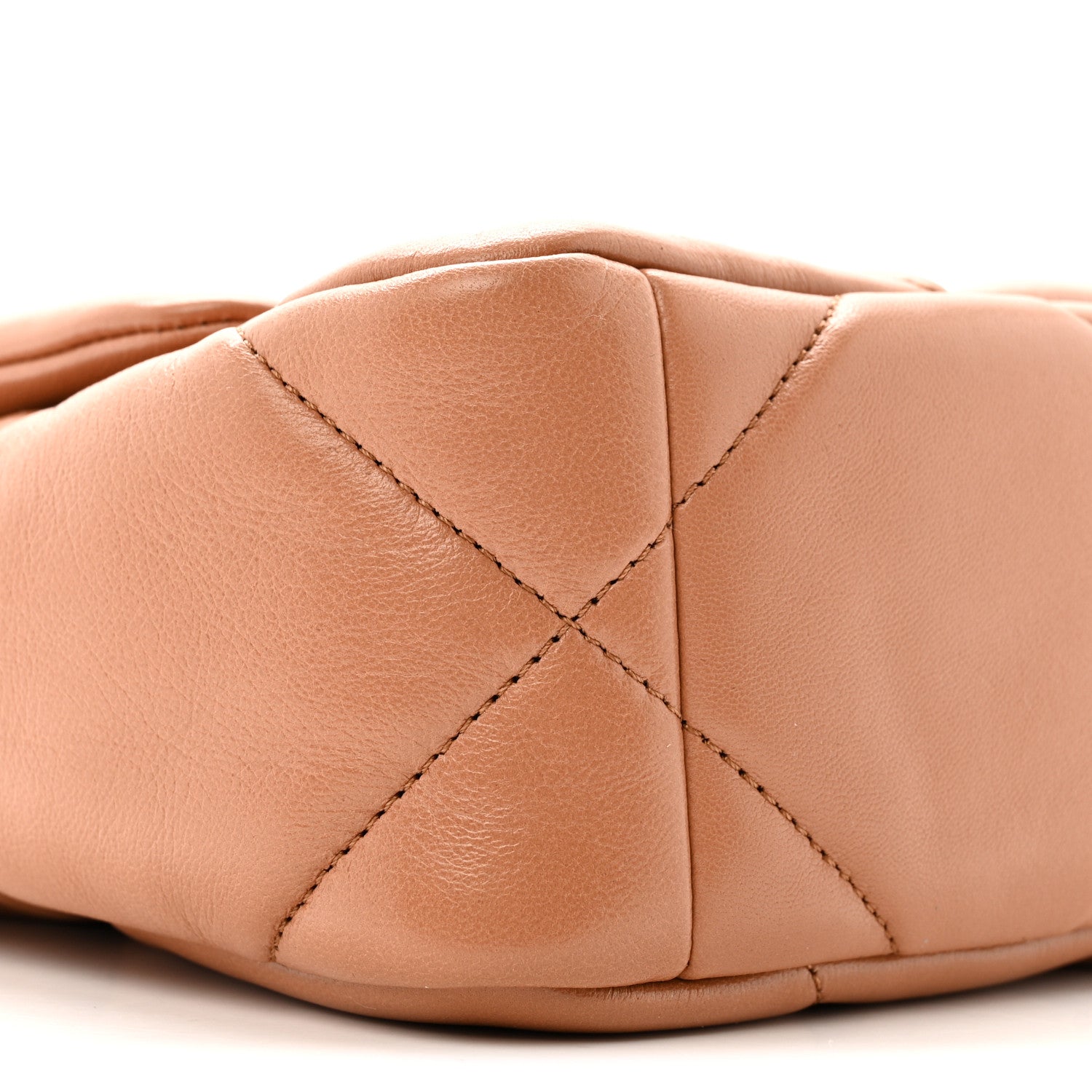 Chanel Lambskin Quilted Medium Chanel 19 Flap Brown
