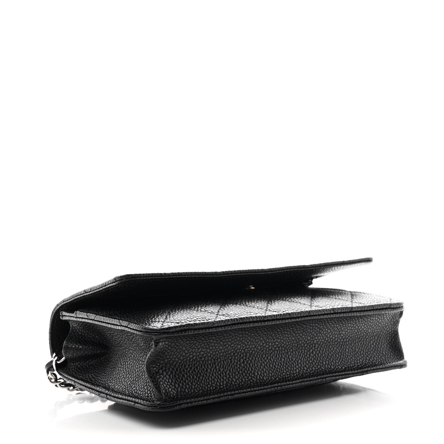 Chanel Caviar Quilted Wallet on Chain WOC Black