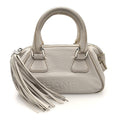 Chanel Calfskin Lax CC Small Bowler Bag White