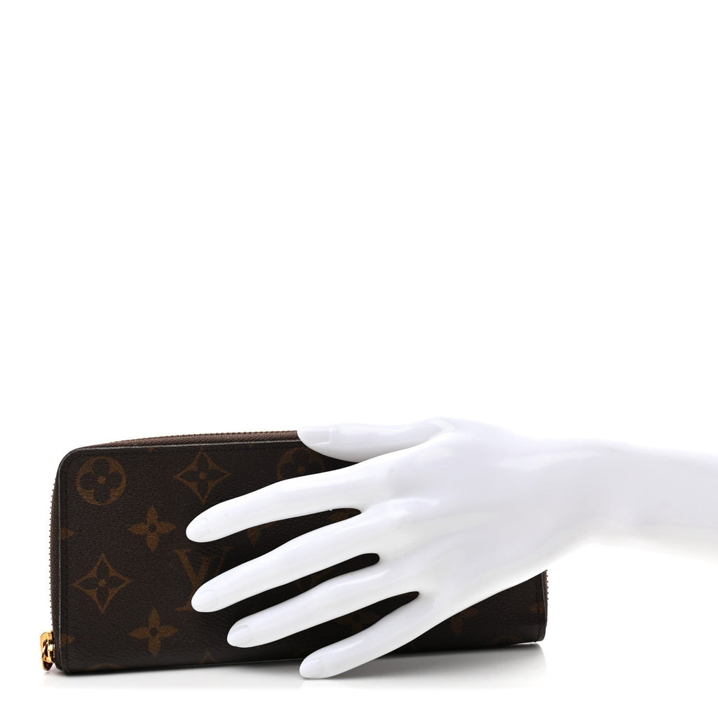 Louis Vuitton Monogram Clemence Wallet Fuchsia