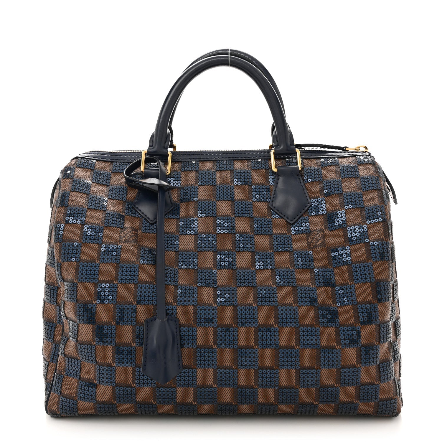 Louis Vuitton Damier Paillettes Speedy 30 Blue
