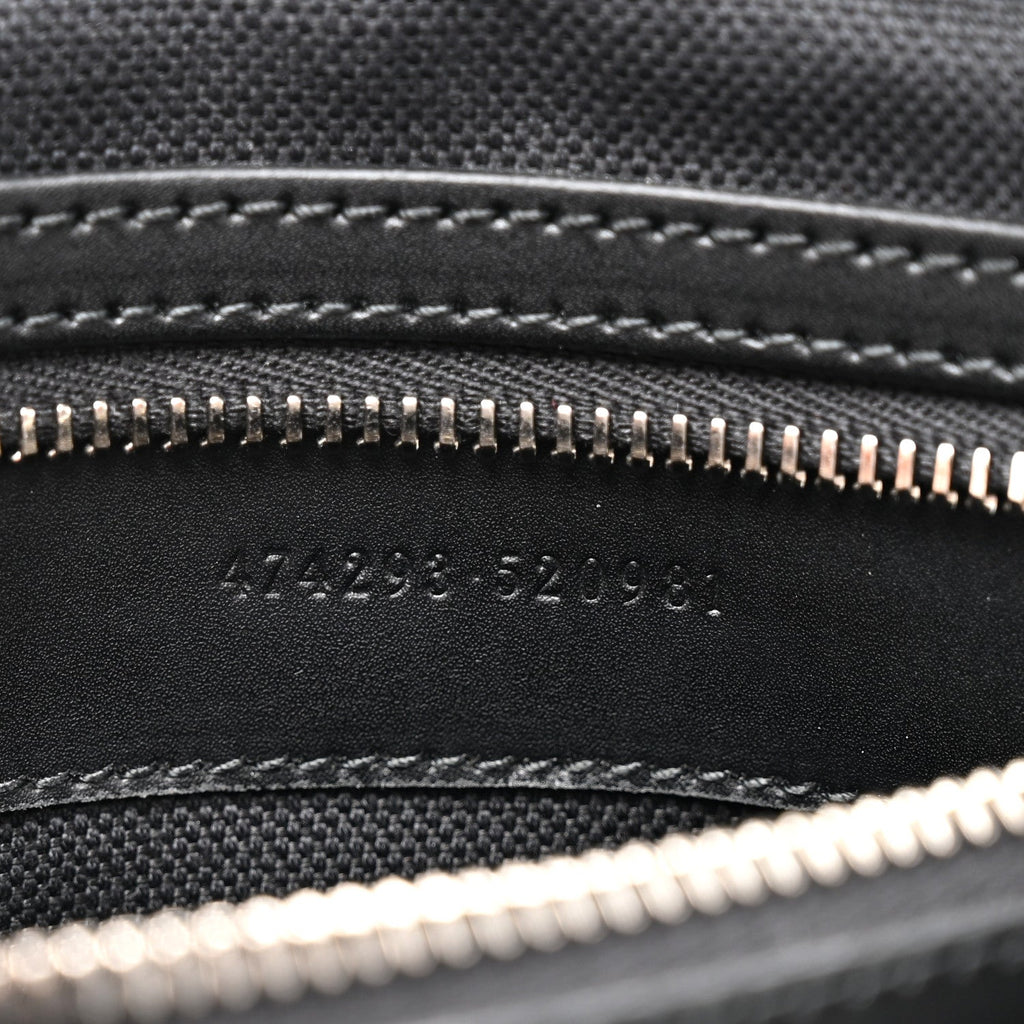Gucci Soft GG Supreme Monogram Web Belt Bag Black Grey