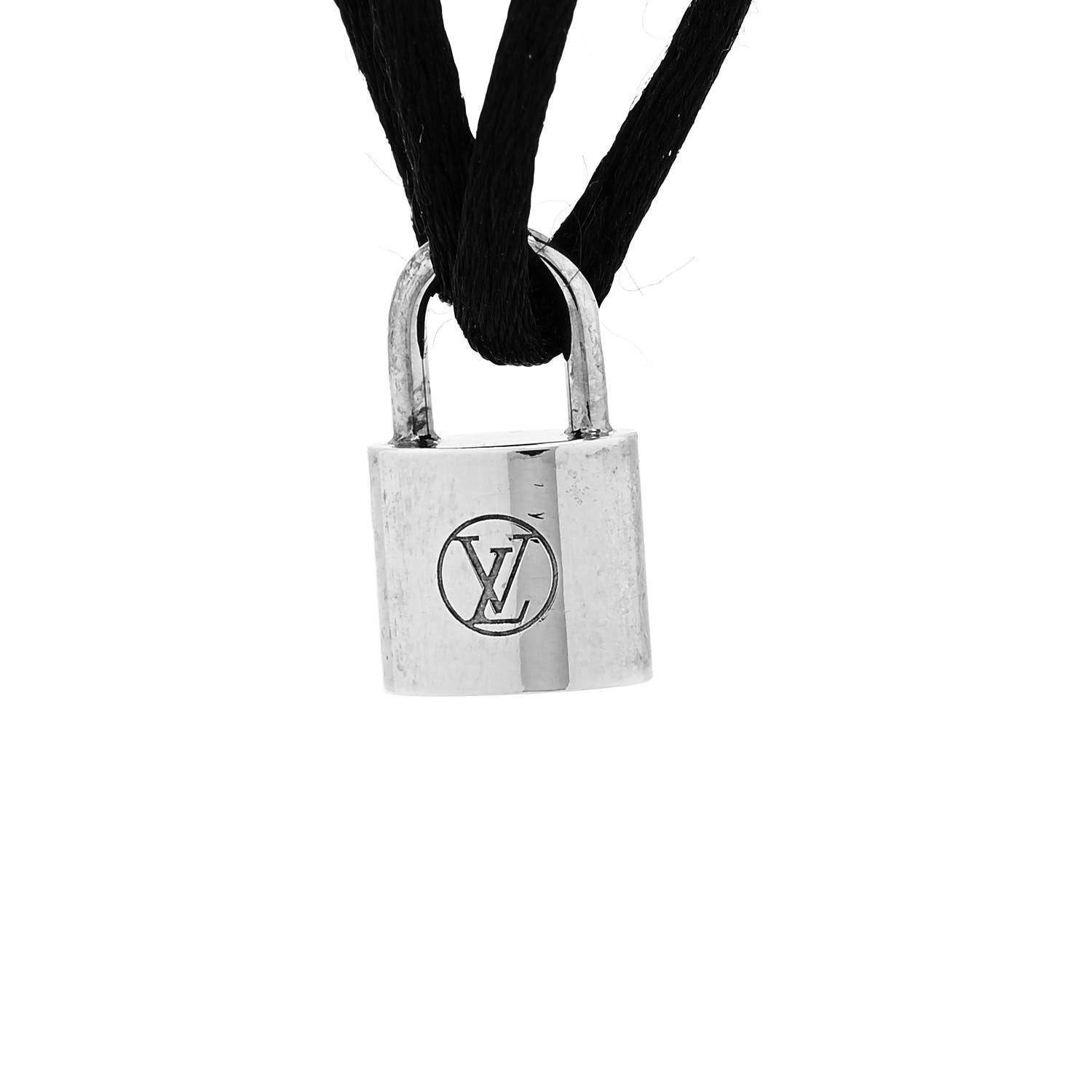 Louis Vuitton X UNICEF Sterling Silver Lockit Bracelet Black