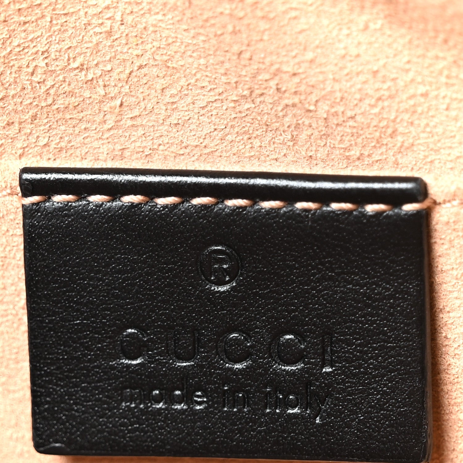 Gucci Calfskin Matelasse Small GG Marmont Chain Shoulder Bag Black