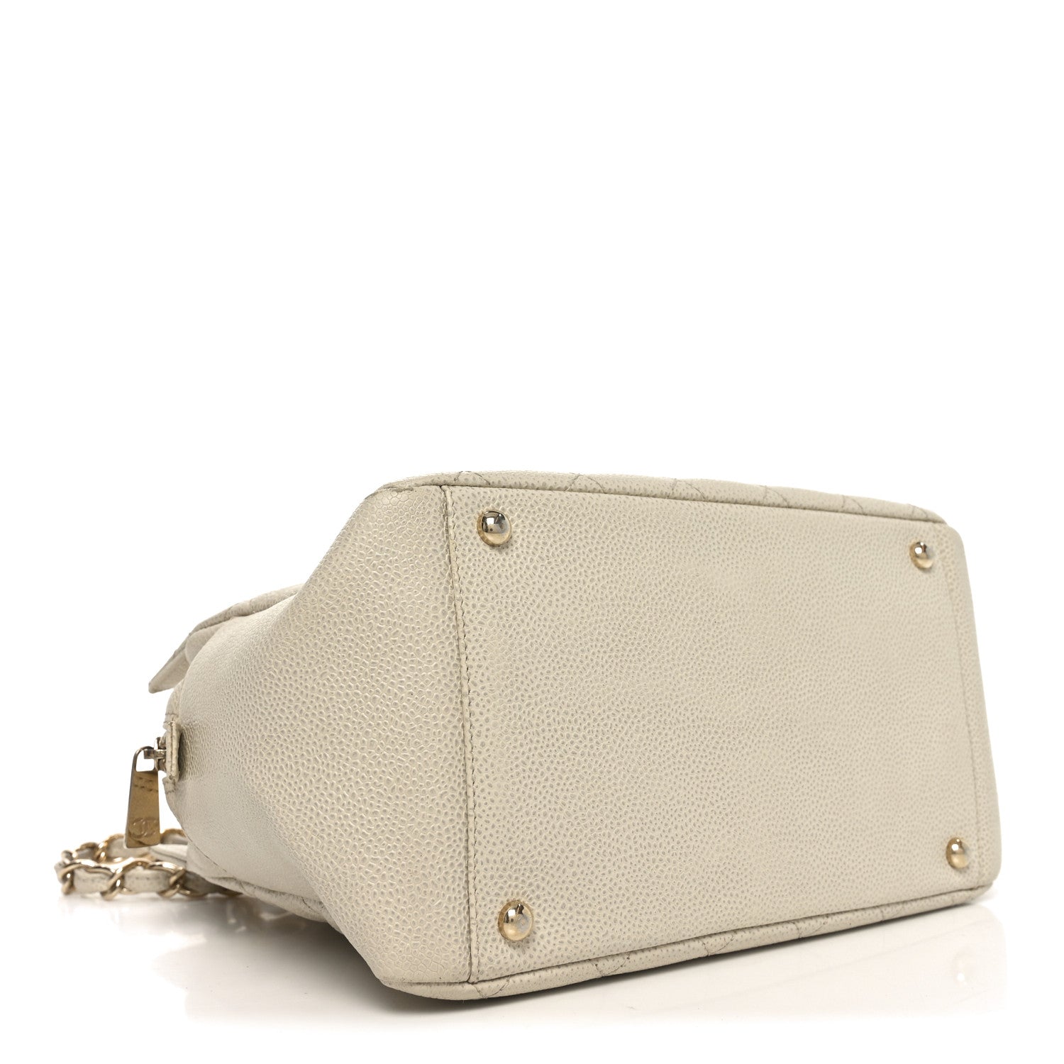 Chanel Caviar Quilted Petit Timeless Tote PTT Beige