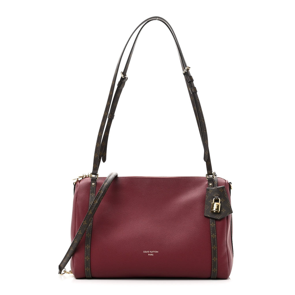 Louis Vuitton Calfskin Monogram Express MM Carmin Red
