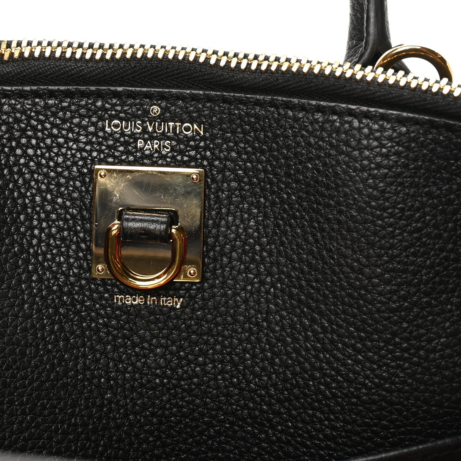 Louis Vuitton Taurillon City Steamer PM Black Rouge