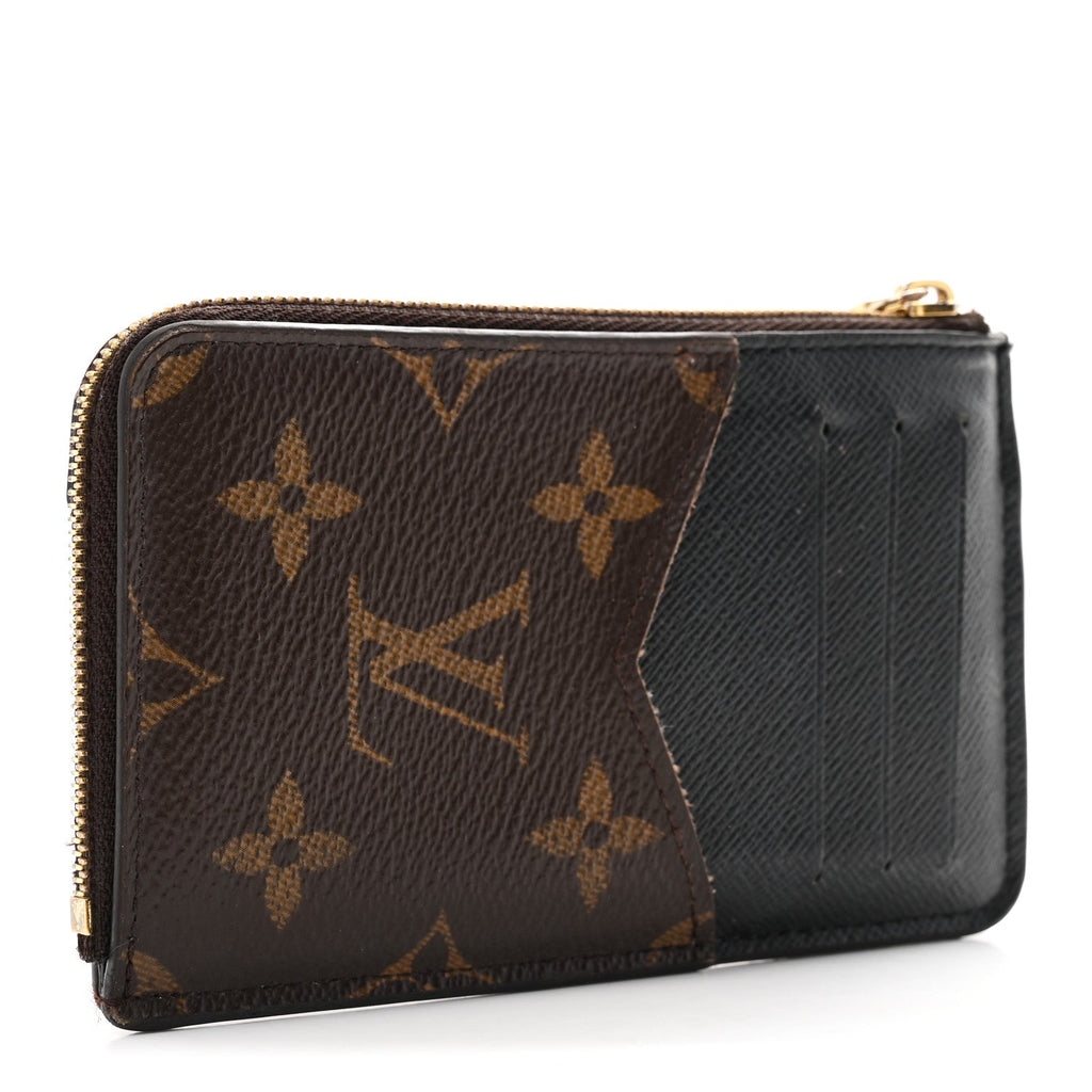 Louis Vuitton Monogram Recto Verso Card Holder Black