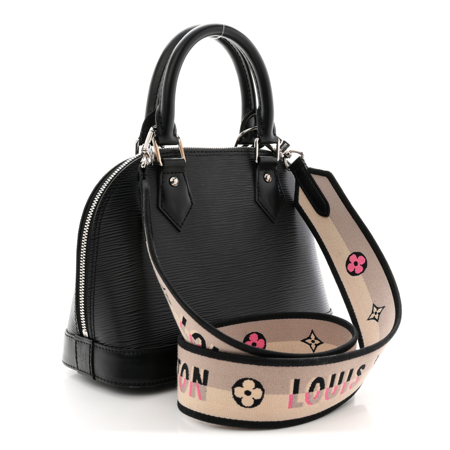 Louis Vuitton Epi Jacquard Alma BB Black