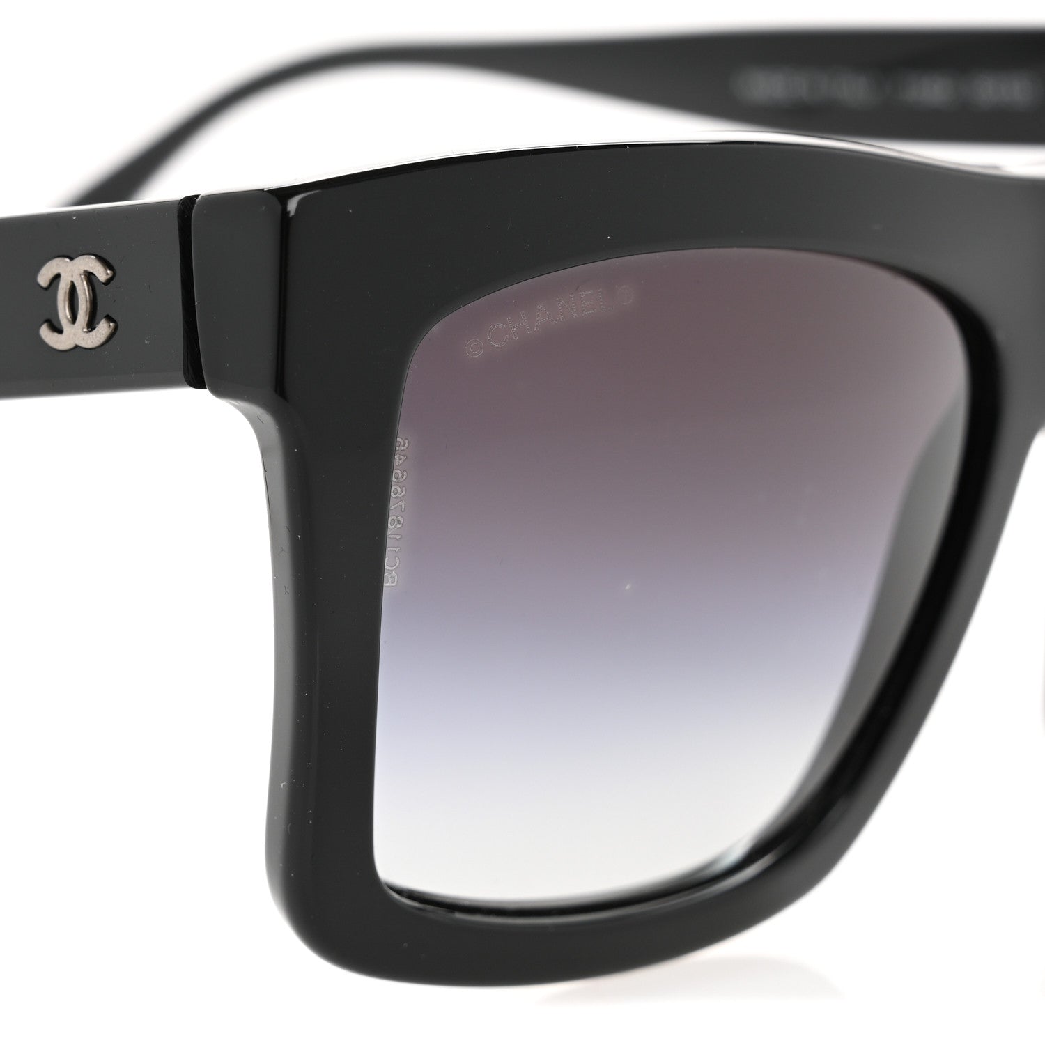 Acetate Oversized Square Sunglasses 71042 Black