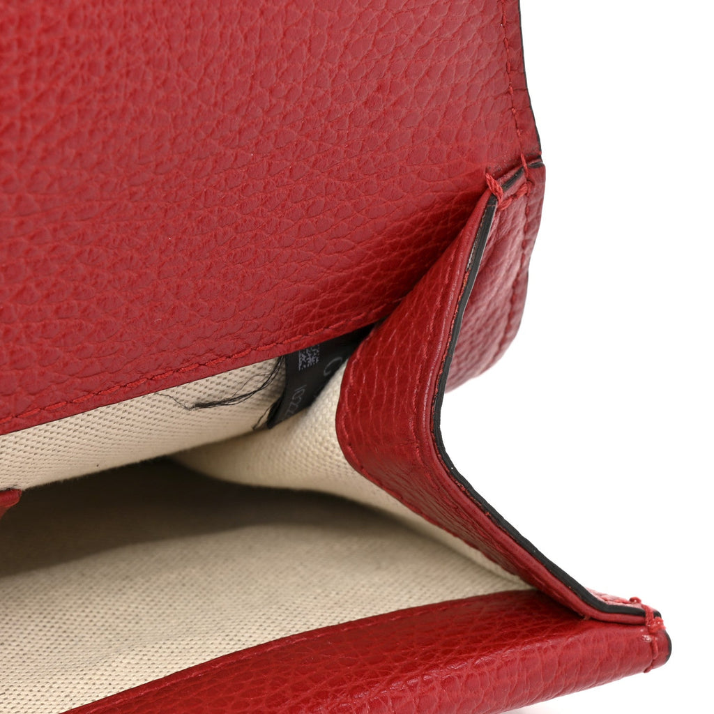Gucci Calfskin Mini Dionysus Shoulder Bag Hibiscus Red