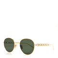 Louis Vuitton Metal My LV Chain Round Sunglasses Z2475U Gold