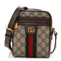 Gucci GG Supreme Monogram Web Mini Ophidia Messenger Brown