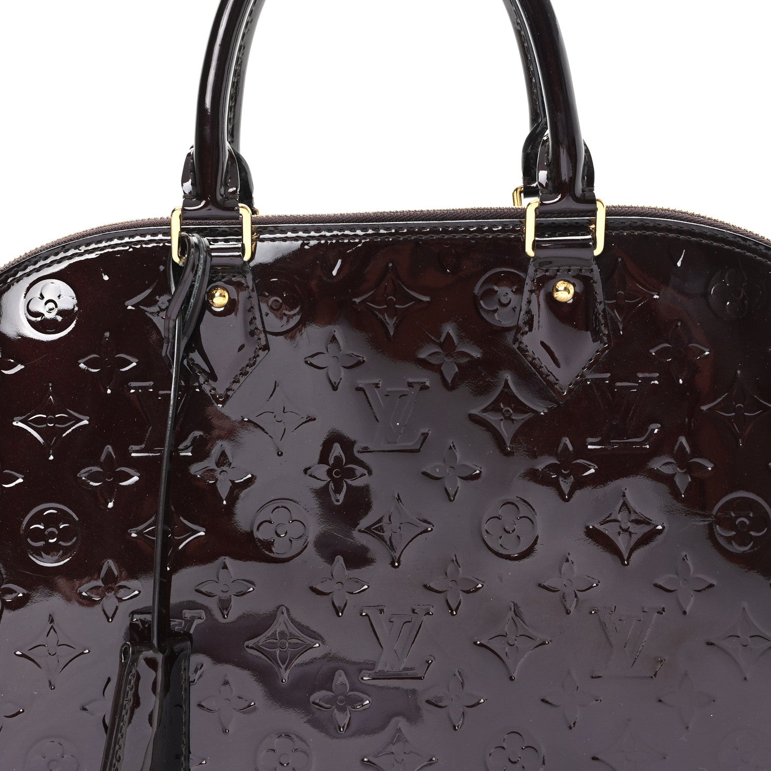 Louis Vuitton Vernis Alma GM Amarante