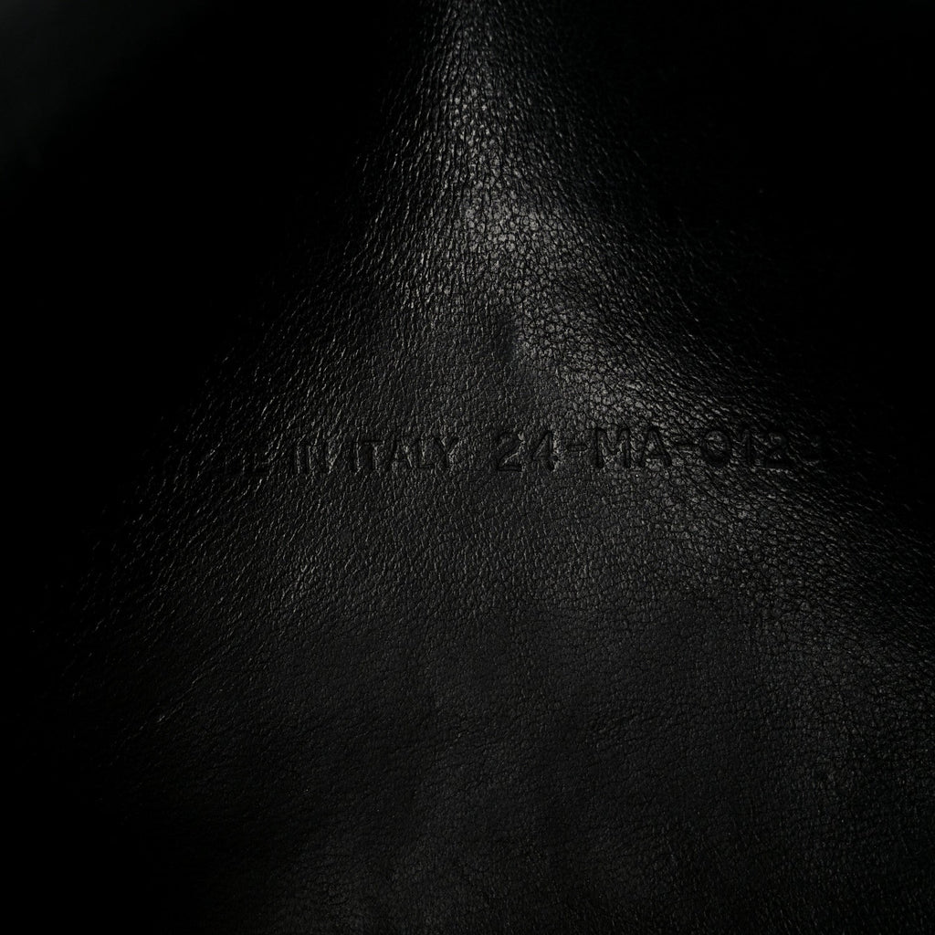 Christian Dior Grained Calfskin Cannage Diorling Wallet On Chain Black