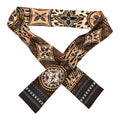 Louis Vuitton Silk Monogram LV World Bandeau Brown