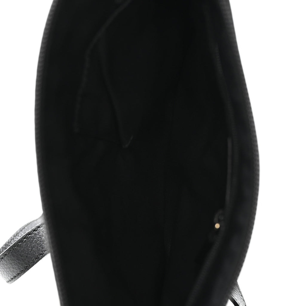 Gucci Guccissima Suede Crossbody Bag Black