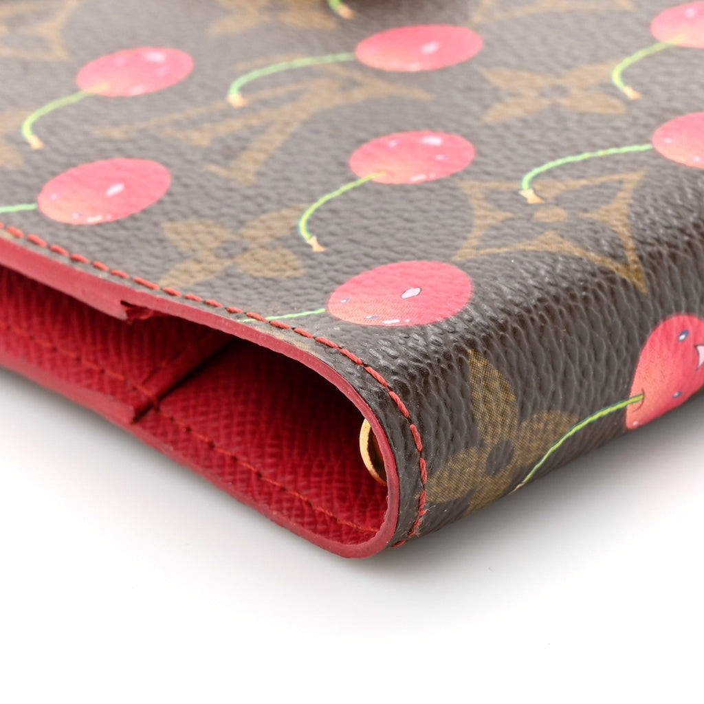 Louis Vuitton Monogram Cerises Small Ring Agenda Cover