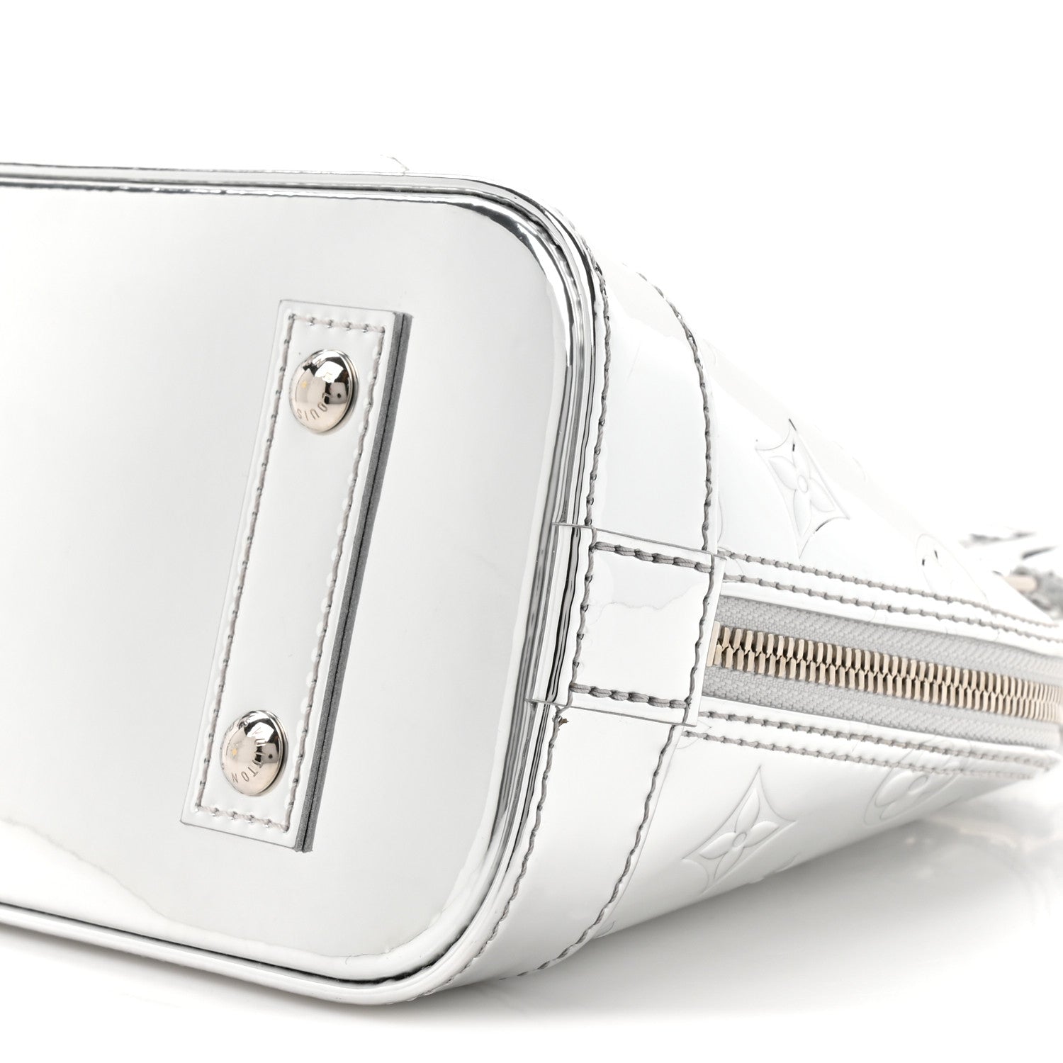 Louis Vuitton Monogram Miroir Alma BB Silver
