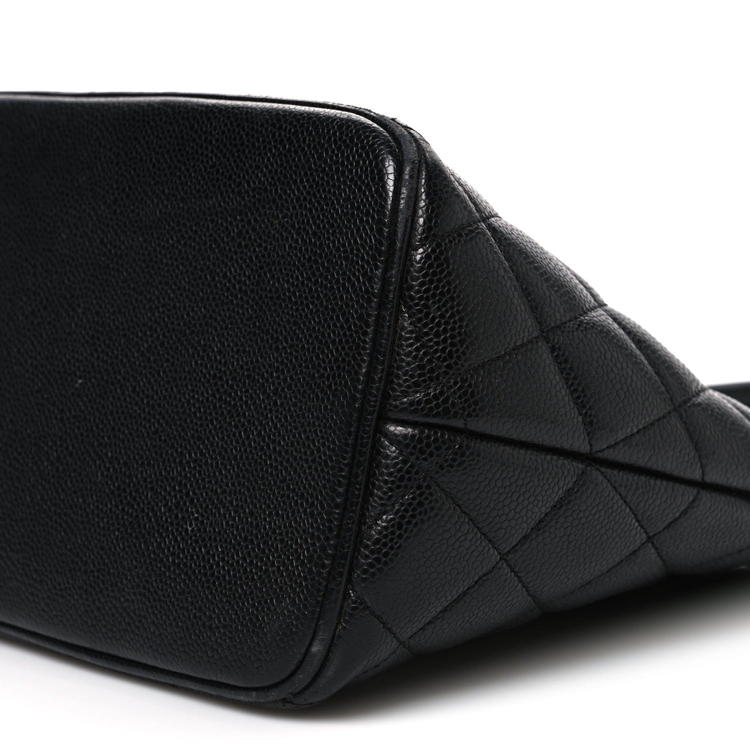 Chanel Caviar Quilted Medallion Tote Black