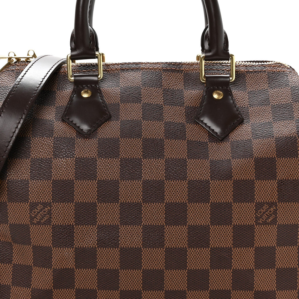 Louis Vuitton Damier Ebene Speedy Bandouliere 25