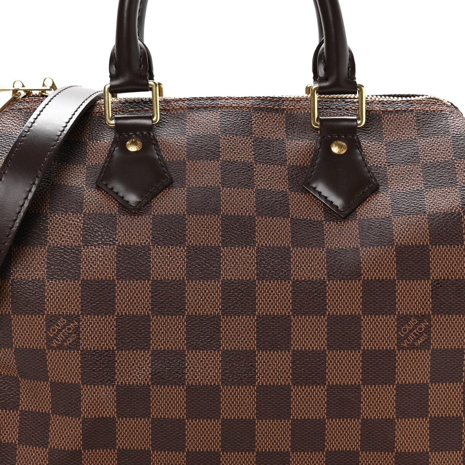 Louis Vuitton Damier Ebene Speedy Bandouliere 25