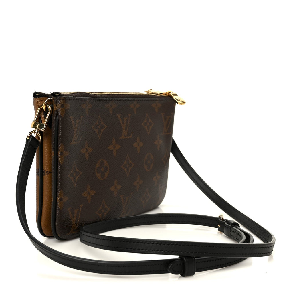 Louis Vuitton Reverse Monogram Giant Double Zip Pochette
